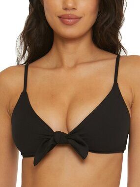 Becca Modern Edge Tatum Multiway Bralette Bikini Top Black Size S